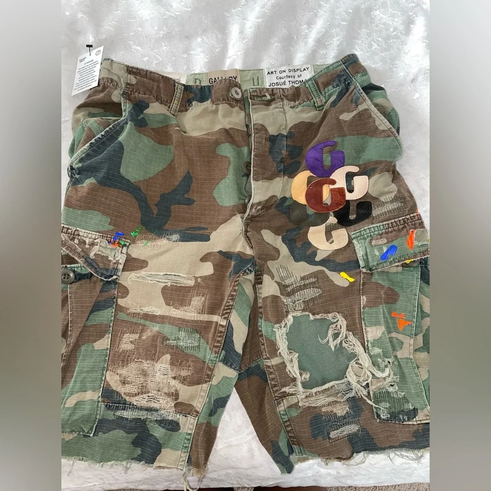 Gallery Dept | Shorts | Gallery Dept G Patch Camo Cargo Shorts